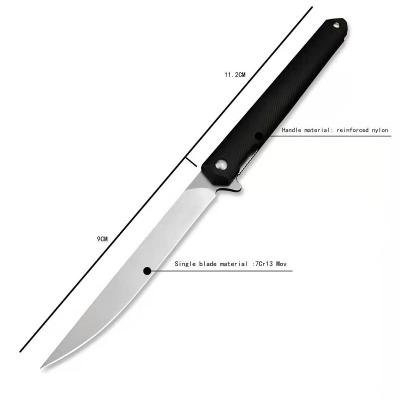 China Non-variable reinforced nylon handle mini outdoor camping hunting portable high hardness field folding knife for sale