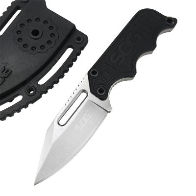 China SOG Non-variable 1.9 Inch Mini EDC K Fixed Blade Pocket Camping Collar Outdoor Tactical Knife for sale