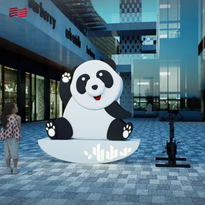 China Parent-Child Interactive Installation for Metal Outdoor Sculpture in Commercial Square for sale