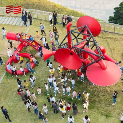 China Hand-forged Steel Non-Powered Amusement Facility for Large-Scale Outdoor Interactive for sale