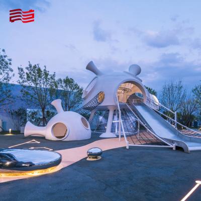 China Modernistic Style Unpowered Amusement Park Planning for Outdoor Children's Playground for sale