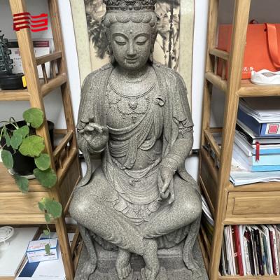 China 1 Color Marble Sculpture for Outdoor Stone Monument Production Custom Figure Buddha for sale