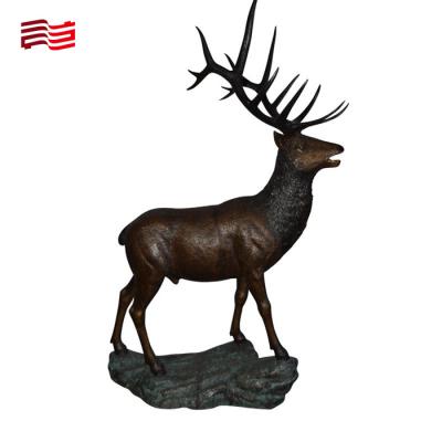 China Custom Print Method Life-Size Bronze Animal Sculpture for Customized Requirements for sale