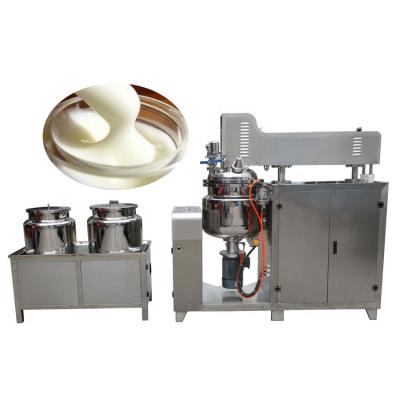 China Integrated cover vacuum liquid lifting machine hydraulic homogenizing cream emulsifying emulsifying machine for sale