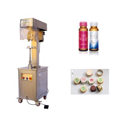 China Food Semi-automatic Capping Machine For Liquor Screw Capping Locking Machine Oral Liquid Sealing Machine for sale