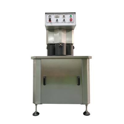 China Precise cap placing semi-automatic glass bottle vacuum machine chili sauce beef jar glass vacuum capping machine for sale