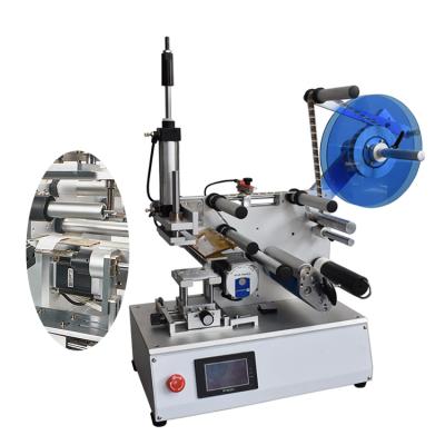 China Food Semi-automatic Labeling Machine Flat Toy Labeling Machine Small Lid Box Bag Labeling Machine for sale