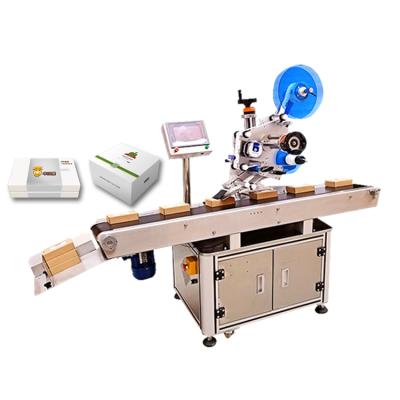 China High Precision Flat Labeling Machine Automatic Flat Plate Labeling Machine Food Packaging Scratch Self Adhesive Card Labeling Machine for sale