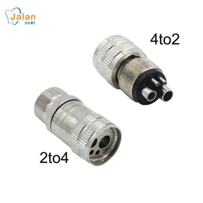 China For Dental High Speed ​​Dentall Handpiece Adapter 2 Holes 4 Holes for sale