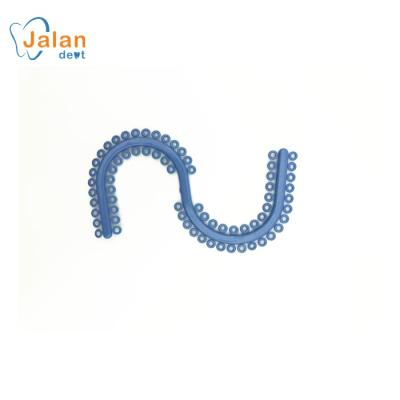 China For S-Shape Dental Orthodontic Dental Orthodontic Elastic Blue Color Separator Elastic Separator for sale