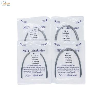 China NITI Orthodontic Dental Teeth Floss For Dental Bracket Orthodontic Upper And Lower NITI Elastic Round Arch Super Floss for sale