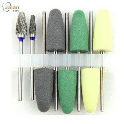 China Dental Laboratory Acrylic Polishing Burs Kit Dental Rubber Silicone Polisher Hot Sale JA-ZF101 for sale