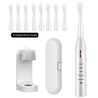 China New Portable USB Silicone Electric Sonic Toothbrush BBJ-B1 5 Speeds for sale