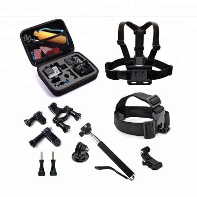 China High Quality Go Pro Accessories 8-in-1 Accessories Set For GoPro 7 6 5 4s 4 3 2 1 SJCAM Xiaomi YI Action Camera XTGK1 for sale