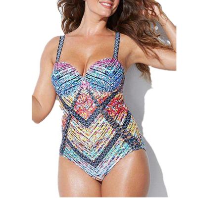 China Breathable African Clothing 2021 Women Printed Swimwear One Piece African Swimsuit for sale