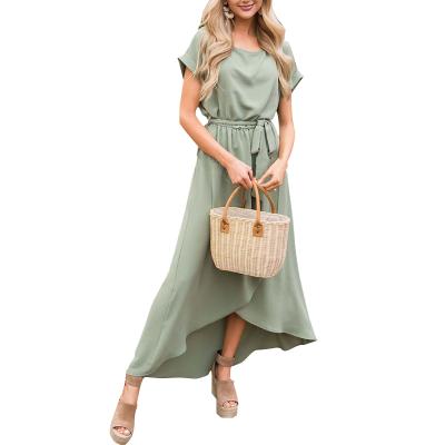 China 2022 New Arrivals Breathable Dresses Summer Maxi Elegant Casual Women Spring Dress For Sale for sale