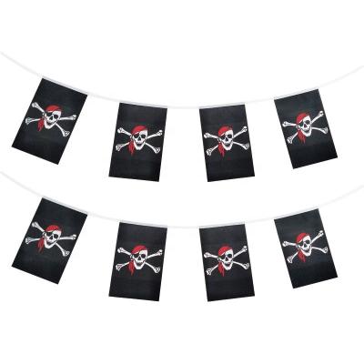 China Healthcare Institutes Factory Wholesale Decorative Pirate Flag Bunting Outdoor Flags for sale