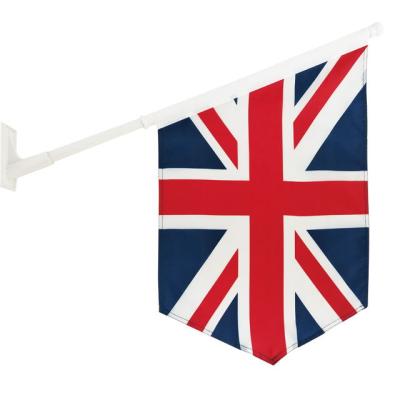 China Health care institute high quality outdoor polyester printed wall UK flag advertising UK flag banner for sale