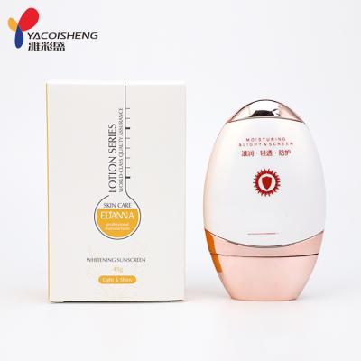 China Sunscreen Sunscreen Face Care Prevent Skin Damage Moisturizing Whitening Sunscreen for sale