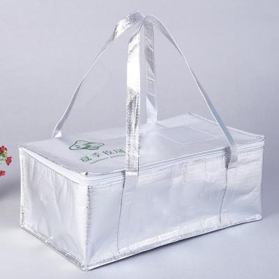 China Wholesale Waterproof Portable Ice Cooler Bag Folding Cooler Bag Aluminum Foil Nonwoven Bags For Food for sale