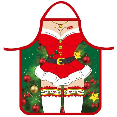 China Custom Funny Wholesale Cheap Price Kitchen Apron Cotton Promotion Profession Christmas Apron Durable For Cooking for sale