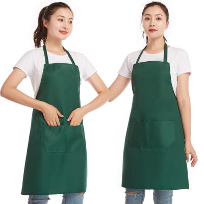 China Durable Wholesale Tooling Cotton Material Disposable Kitchen Cooking Aprons Custom LOGO Aprons for sale