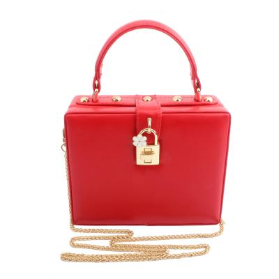 China Factory Bags Women Handbags Sling Bag Pu Box Shoulder Luxury Cross - Body Bag Clutches Evening Clutch Wedding Party Purses Designer Handbags for sale