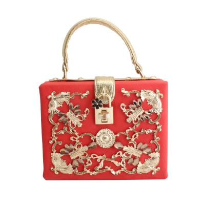 China New luxury luxury handbag shoulder cross - body bags for women purses wallet clutch evening clutch bag red white bolsa tote feminina and handbags for sale