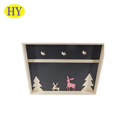 China European Home Wooden Head Hanging Decoration Small Boxes Cute Retro China Style Wooden Key Box for sale