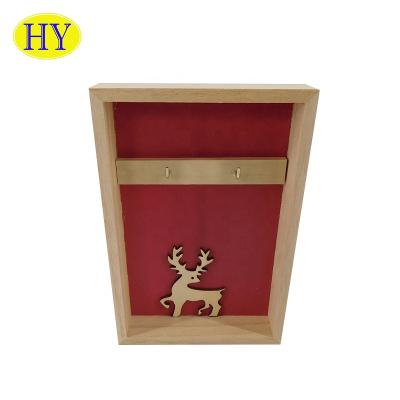 China European Modern Eco-friendly Home Decoration Wooden Key Box China Handicraft for sale