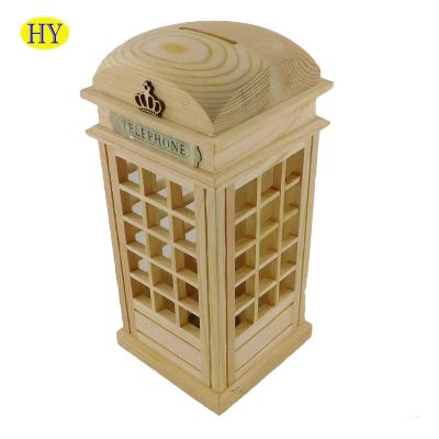 China Saving Bulk Money Box Europe Piggy Banks Wooden Money Saving Box for sale