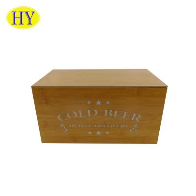 China Wholesale Recyclable Wooden Boxes And Bamboo Veneer Bamboo Box With Laser Engraved Logo for sale