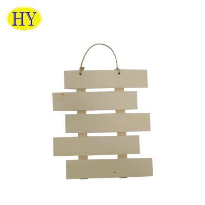 China Wholesale Wooden Sign Blank China Pallet Rustic Wall Plank Panels Vintage Wedding Signs for sale