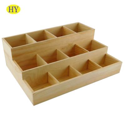 China Wholesale Decorative Unfinished Wooden Jewelry Box Wooden Box Case Organizer From Europe for sale