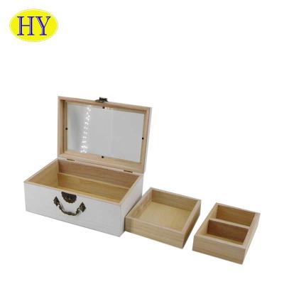 China Unfinished China Small Wooden Jewelry Box Wooden Jewelry Box for sale