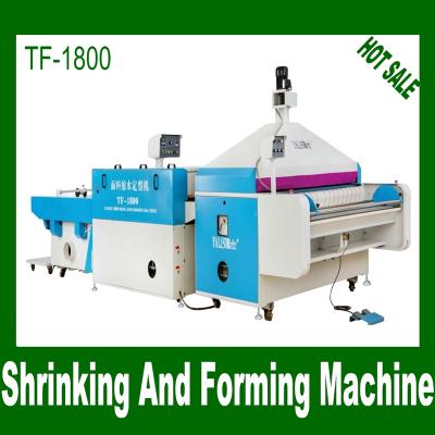 China Forming new type of fabrics felt force compressive shrinking equipment / multifunctional fabric pre-shrinking machine with great price for sale