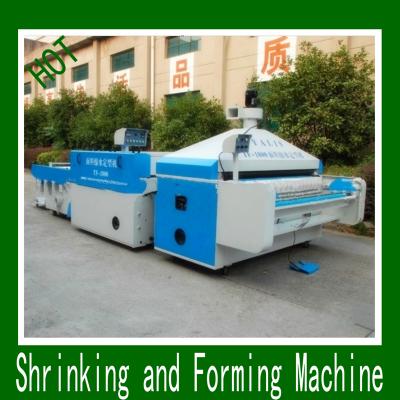 China Hot selling fabrics small pre shrinking fabric sanforizer / textile forming dyeing and setting machines for wholesales for sale