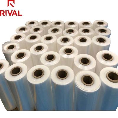 China 20 micron x 50 cm lldpe wrap virgin material moisture proof stretch film for pallet wrapping for sale