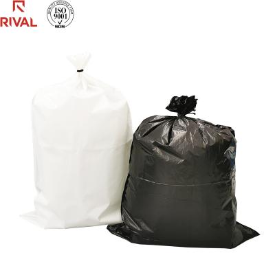 China 35micron BIODEGRADABLE, 30L LDPE drawstring waste bags for hospital, kitchen, living room, public sector for sale