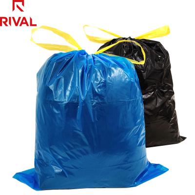 China BIODEGRADABLE LDPE/PLA Drawstring Heavy Duty Waste Bags Industrial Use 33 Gallon Garbage Bags for sale