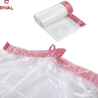 China Recyclable Plastic Biodegradable Colorful 13gallon Garbage Bag Garbage Bin Use Drawstring Garbage Bags for sale