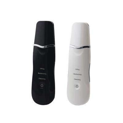 China Portable Electric Deep Cleansing Home Use Deep Cleansing Ultrasonic Facial Skin Scrubber for sale