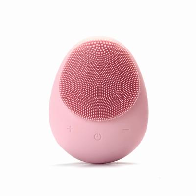 China Acne Treatment Newcomers Face Sweep Cordless Rechargeable Silicone Face And Body Facial Deep Cleansing Brush for sale