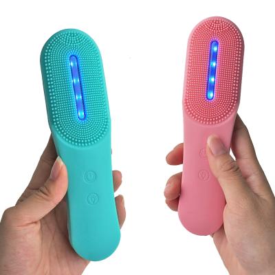 China Waterproof Detergent Silicone Acne Treatment Private Label Brush Electric Facial Cleansing Brush for sale