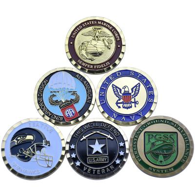 China Cheap Souvenir Usa Military Commemorative Coins Custom Challenge Coin USA for sale