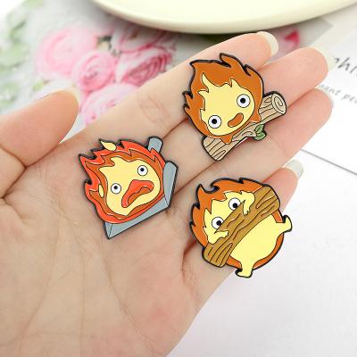 China Europe Fire Demon Cassifah Enamel Pins Custom Anime Lapel Pins for sale