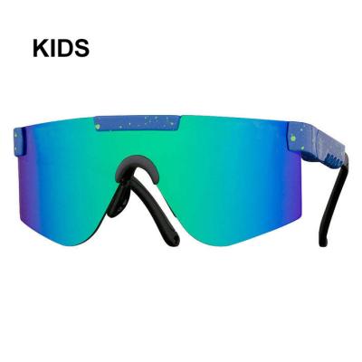 China New Classic TR90 Frame Polarized Sunglasses Kids Sports UV400 Outdoor Cycling Glasses For Kids for sale