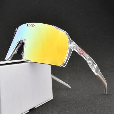 China New Arrival OEM Big Classic PC UV400 Glass HD Glasses UV400 Custom Made High Quality Unisex Adult Unisex Cycling Sunglasses for sale