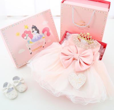 China 2020 New Trends Breathable Baby Princess Gift Box Set Summer Cotton Berry Newborn Clothes for sale