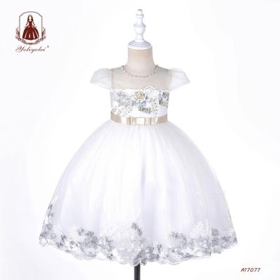 China Regular Luxury Bridesmaid Dress Partywear Princess Dresses Costume Outong Cotton Kids Dresses for sale